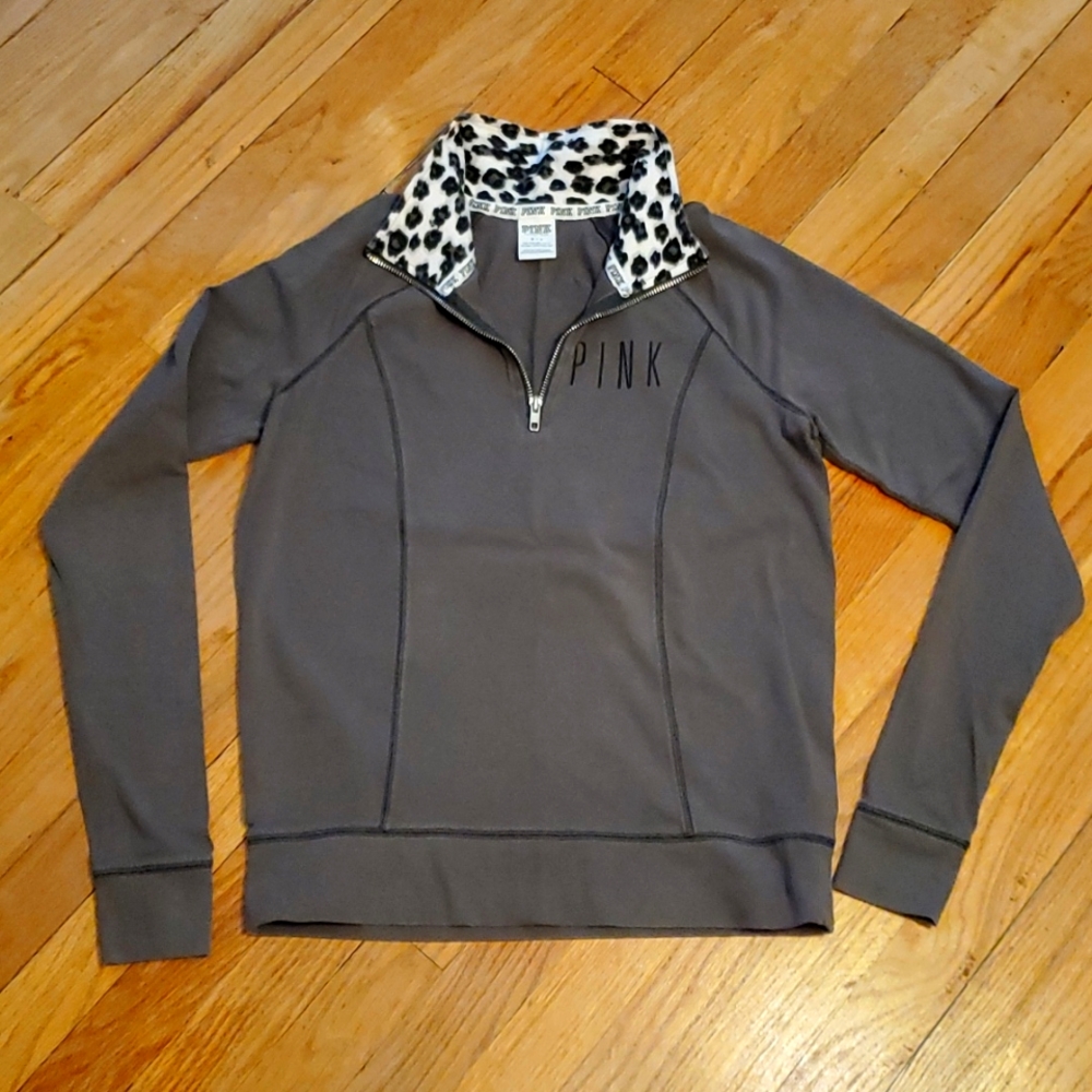 VS/Pink Top with Quarter Zip